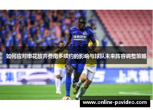 如何应对申花放弃费南多续约的影响与球队未来阵容调整策略